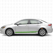 Racen strepen vinyl sticker voor zijdeur Toyota Corolla_3