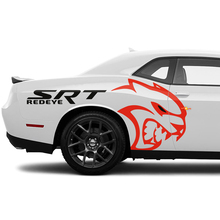 Srt redeye hellcat zijkant achter spatbord stickers stickers graphics voor dodge challenger
 3