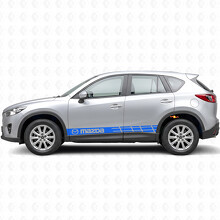 Racing Stripes Zijkant Vinyl Decal Sticker voor Mazda CX-5_2