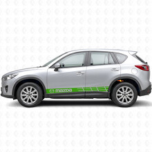 Racing Stripes Zijkant Vinyl Decal Sticker voor Mazda CX-5_3