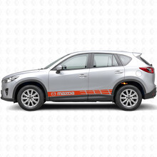 Racing Stripes Zijkant Vinyl Decal Sticker voor Mazda CX-5_4