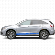 Racen Zijstrepen Vinyl Decal Kit voor Acura RDX MDX_2
