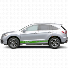 Racen Zijstrepen Vinyl Decal Kit voor Acura RDX MDX_3