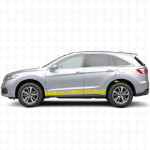 Racen Zijstrepen Vinyl Decal Kit voor Acura RDX MDX_5