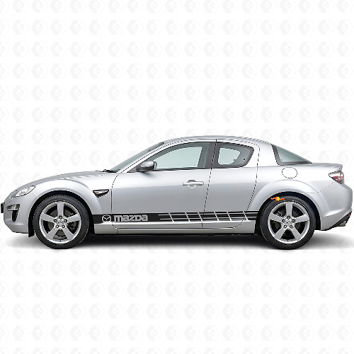 Racing Style Strepen Zij Vinyl Decal Sticker voor Mazda RX-8