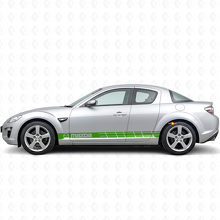 Racing Style Strepen Zij Vinyl Decal Sticker voor Mazda RX-8_3