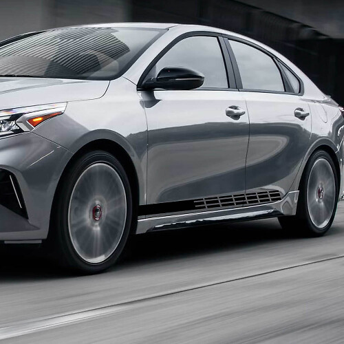 Zijstrepen Race Vinyl Decal Sticker Voor Kia Forte