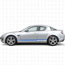 Racingstrepen Zijvinyl Stickers voor Mazda RX-8_2