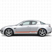 Racingstrepen Zijvinyl Stickers voor Mazda RX-8_4