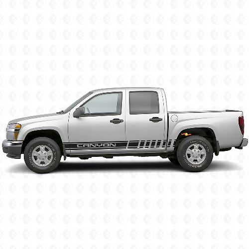 Accentstrepen Zijvinyl Decal Sticker voor GMC Canyon