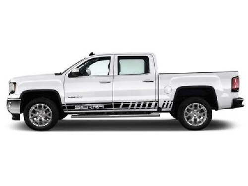 2X meerdere kleuren grafische strip Sierra 3500 symbool autorace sticker sticker