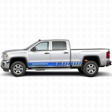 Gemerkt Strepen Zij Vinyl Decal Sticker voor GMC Sierra_2