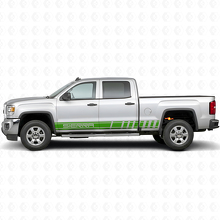 Gemerkt Strepen Zij Vinyl Decal Sticker voor GMC Sierra_3