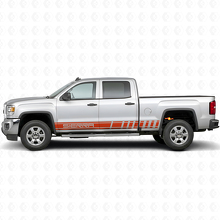 Gemerkt Strepen Zij Vinyl Decal Sticker voor GMC Sierra_4