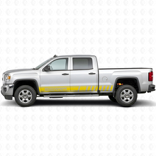 Gemerkt Strepen Zij Vinyl Decal Sticker voor GMC Sierra_5