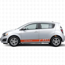 Racingstijl Zijstrips Vinyl Decal Kit Voor Chevrolet Sonic_4