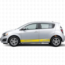 Racingstijl Zijstrips Vinyl Decal Kit Voor Chevrolet Sonic_5