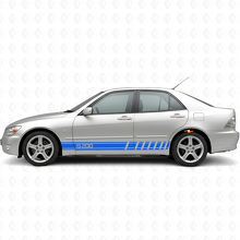 Accentstrepen Zijkant Vinyl Decal Set voor Lexus IS200_2