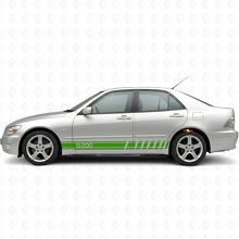 Accentstrepen Zijkant Vinyl Decal Set voor Lexus IS200_3