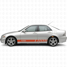 Accentstrepen Zijkant Vinyl Decal Set voor Lexus IS200_4