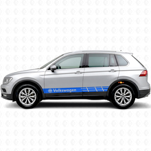 VW-logo strepen zijsticker vinyl decal voor Volkswagen Tiguan_2