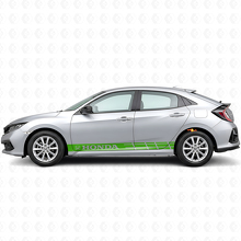 Racing Strepen Zij Vinyl Decal Sticker voor Honda Civic_3
