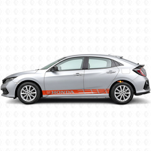 Racing Strepen Zij Vinyl Decal Sticker voor Honda Civic_4