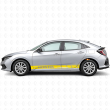 Racing Strepen Zij Vinyl Decal Sticker voor Honda Civic_5