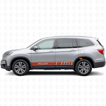 Geaccentueerde Merkvinyllinten Zijdecals Sticker voor Honda Pilot_4