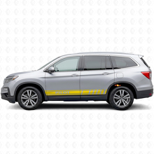 Geaccentueerde Merkvinyllinten Zijdecals Sticker voor Honda Pilot_5