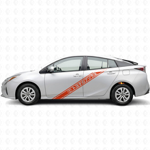 Japanse stijl strepen zijkant vinyl decal sticker voor Toyota Prius_4