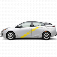 Japanse stijl strepen zijkant vinyl decal sticker voor Toyota Prius_5