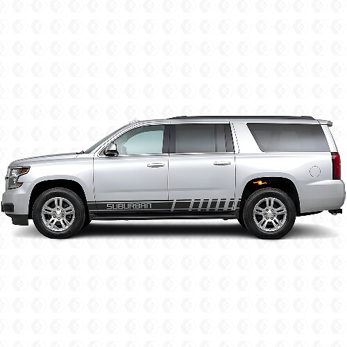 Accentstrepen Zijvinyl Decal Sticker voor Chevrolet Suburban