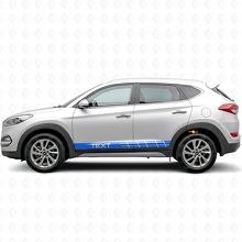 Racing Style Strepen Zijvinyl Decal Sticker voor Hyundai Tucson_2