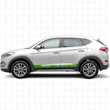 Racing Style Strepen Zijvinyl Decal Sticker voor Hyundai Tucson_3