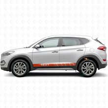 Racing Style Strepen Zijvinyl Decal Sticker voor Hyundai Tucson_4