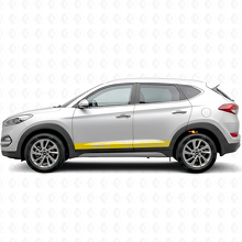 Racing Style Strepen Zijvinyl Decal Sticker voor Hyundai Tucson_5