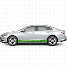 Merkspecifieke strepen zij vinyl sticker voor Chevrolet Malibu_3