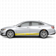 Merkspecifieke strepen zij vinyl sticker voor Chevrolet Malibu_5
