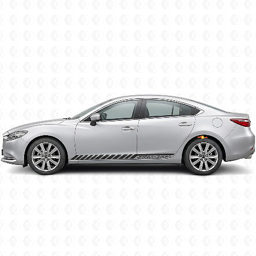 Zoom-Zoom strobostrips zij vinyl decal sticker voor Mazda Mazda6