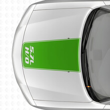 5.7L H/O Blackout Outline Stripe Motorkap Vinyl Decal Sticker voor Dodge Charger 2006-2010_3