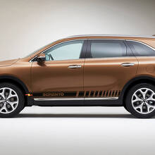 Side Racing Stripes Vinyl Decal Sticker geschikt voor Kia Sorento
 3