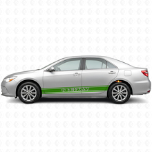 Japanse stijl strepen Deurzijvinylsticker voor Toyota Camry_3