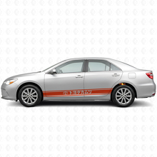 Japanse stijl strepen Deurzijvinylsticker voor Toyota Camry_4