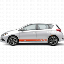 iM Symbool Strepen Zij Vinyl Decal Set voor Toyota Scion Auto's_4
