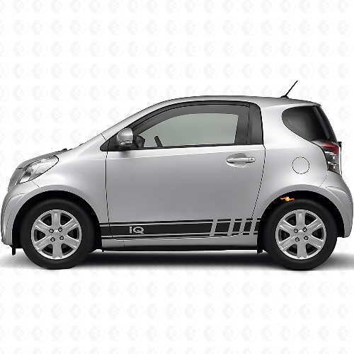 iQ Logo Racing Zijstripes Vinyl Decal Kit Auto voor Toyota iQ