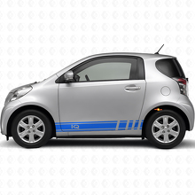 iQ Logo Racing Zijstripes Vinyl Decal Kit Auto voor Toyota iQ_2