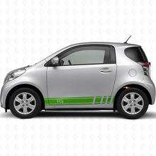 iQ Logo Racing Zijstripes Vinyl Decal Kit Auto voor Toyota iQ_3