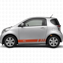 iQ Logo Racing Zijstripes Vinyl Decal Kit Auto voor Toyota iQ_4