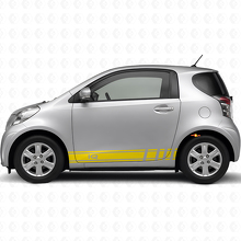 iQ Logo Racing Zijstripes Vinyl Decal Kit Auto voor Toyota iQ_5